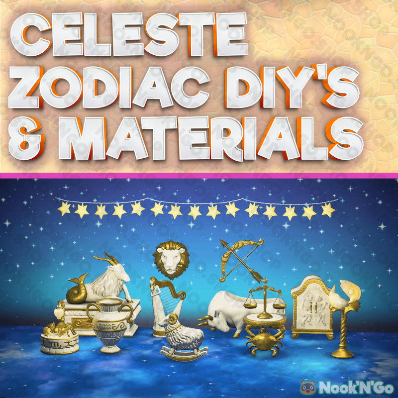 Celeste Zodiac DIY's and Materials