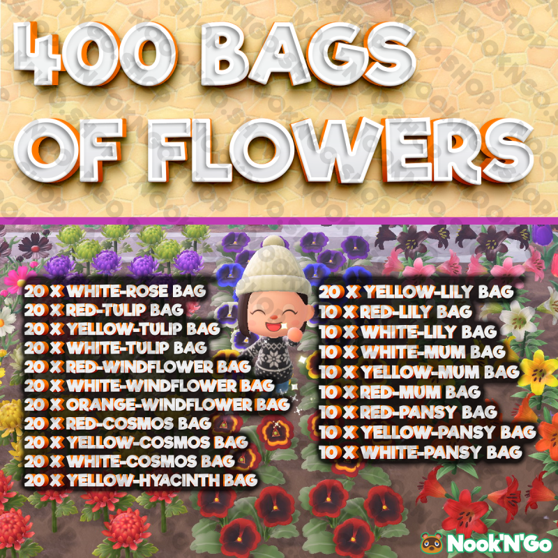 400 Bags of Flower Seeds