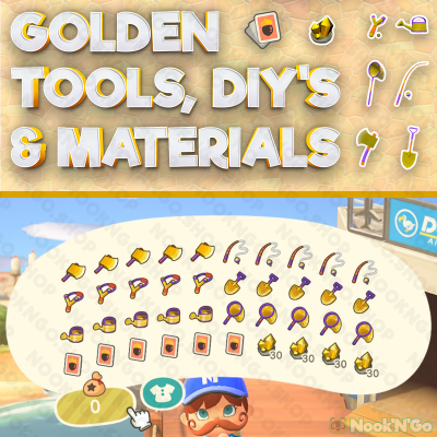 Golden Tools, Materials &amp; DIY's