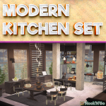 Modern Kitchen Set