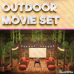 Outdoor Movie Theatre Set