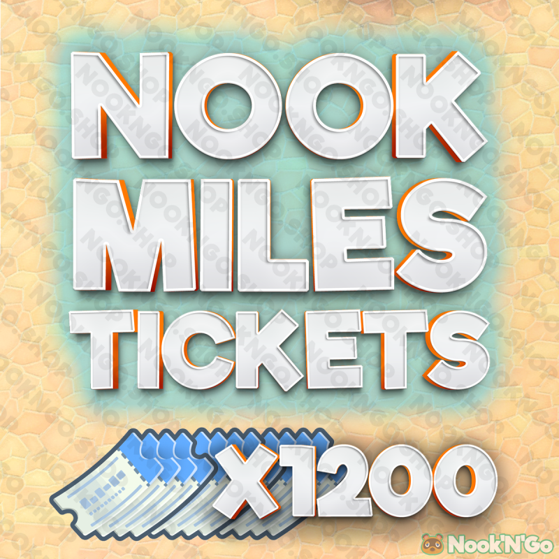 1200 Nook Miles Tickets