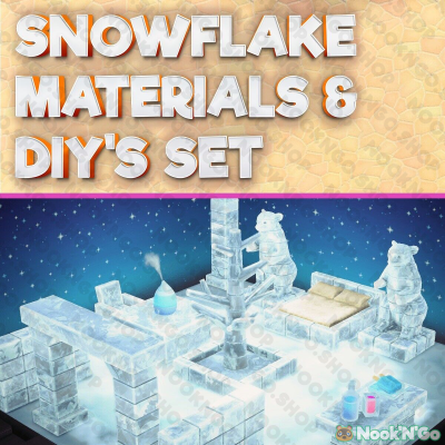 Snowflake Materials &amp; DIY Set